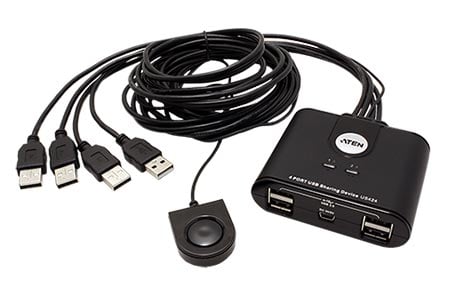 USB 2.0 přepínač 4:4 (US424)