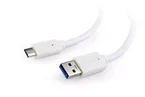 USB 3.0 AM na USB-C 1,8 m biely