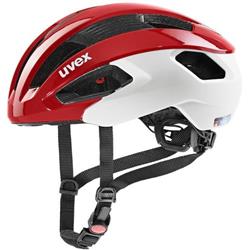 UVEX HELMA RISE CC, RED - WHITE MAT vel.56-60 cm