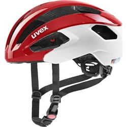UVEX HELMA RISE CC, RED - WHITE MAT veľkosť 56-60 cm