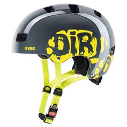 Uvex Kid 3, dirtbike grey/lime (51-55)