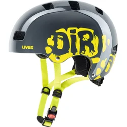 Uvex Kid 3, dirtbike sivá/limetková (51-55)