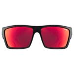 Uvex LGL 29, black mat/mir. red