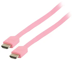 Valueline Kabel hdmi <-> hdmi high speed+eth., růžový - 2m