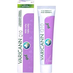 VARICANN Q10 Gel na těžké nohy s koloidním stříbrem 75 ml