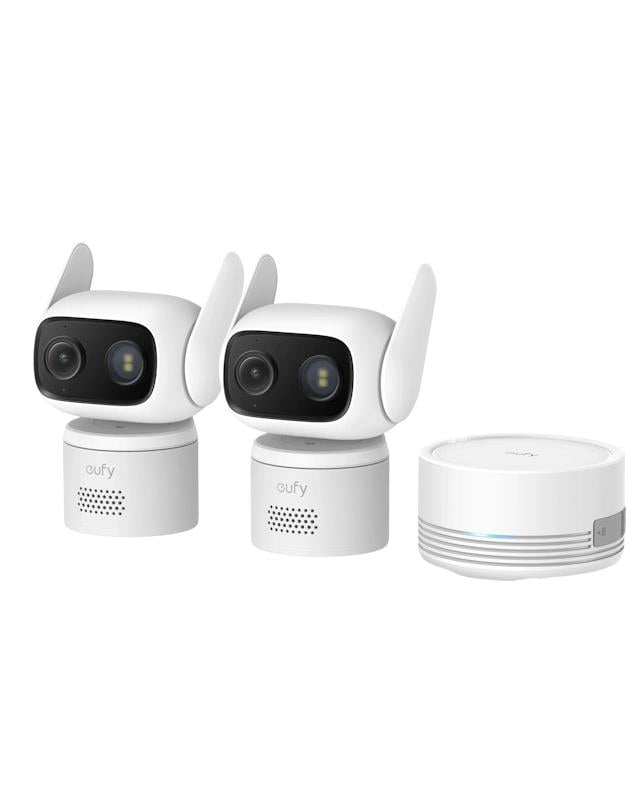 Venkovní kamera Anker eufy C31 (sada 2ks+jednotka HomeBase Mini), 2K bílá