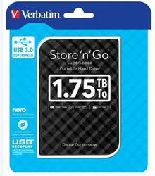 Verbatim 2.5" Store 'n' Go USB HDD 1.75TB Gen2 - černý