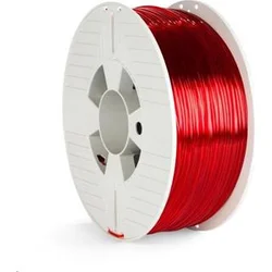 VERBATIM 3D Printer Filament PET-G 2.85mm ,123m, 1000g red transparent 55062 - Náplně do 3D tiskárny