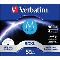 Verbatim Blu-ray BDXL M-Disc 4x, 100GB, 10 ks (Spindl)