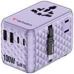 Verbatim Charge 'n' Travel fialový (100 W)