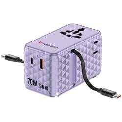 Verbatim Charge 'n' Travel fialový (70 W)