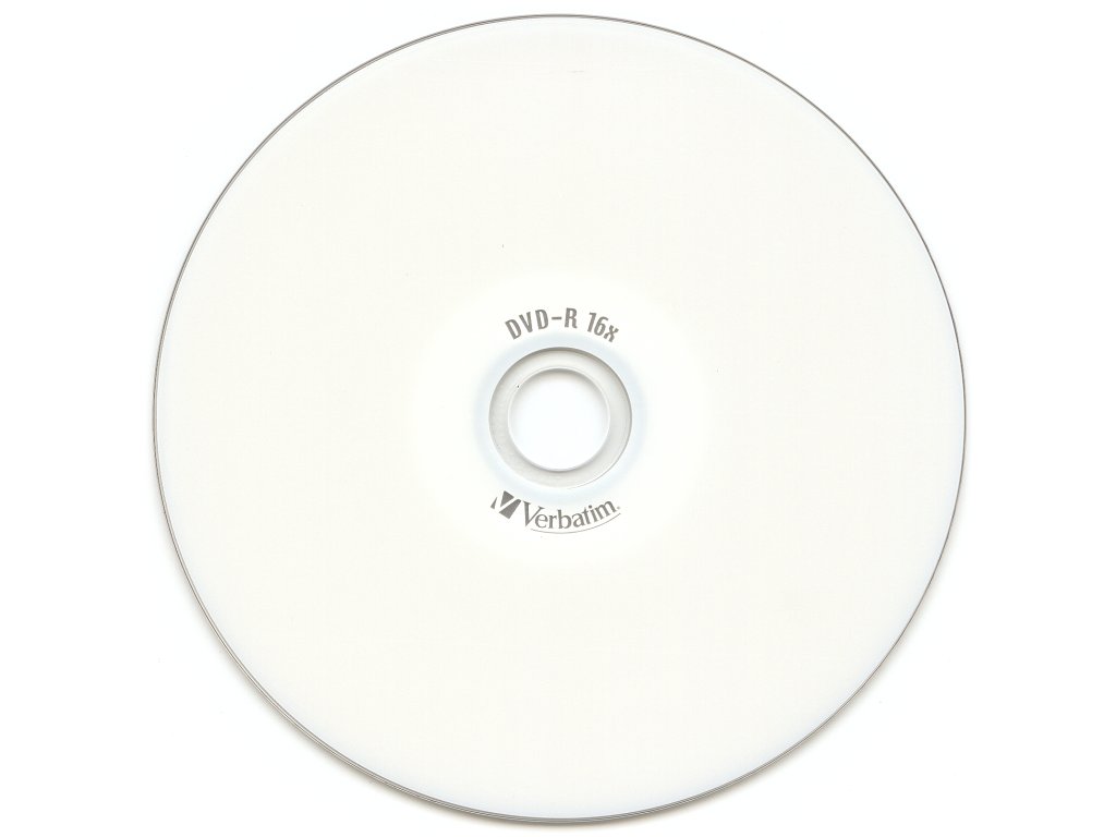Verbatim DVD-R Printable 16x, 4,7GB, 10 ks (Jewel)
