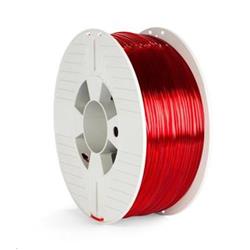 Verbatim filament PET-G 2.85mm, 123m, 1000g, červený průhledný