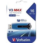 VERBATIM Flash Disk 16GB V3 MAX USB 3.0, modrá