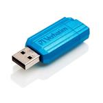 VERBATIM Flash Disk 32GB Store 'n' Go PinStripe, karibská modrá