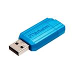 VERBATIM Flash Disk 32GB Store 'n' Go PinStripe, karibská modrá