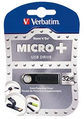 VERBATIM Flash Disk Micro+ 32 GB USB 2.0 černá