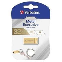 Verbatim Metal Executive, 32GB, zlatý