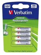 Verbatim Nabíjecí baterie NiMH AAA (1000mAh) baterie 4pack