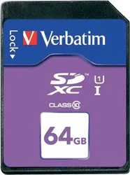 Verbatim Secure Digital SDXC 64GB Class 10