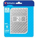 Verbatim Store 'n' Go 2 TB, strieborná