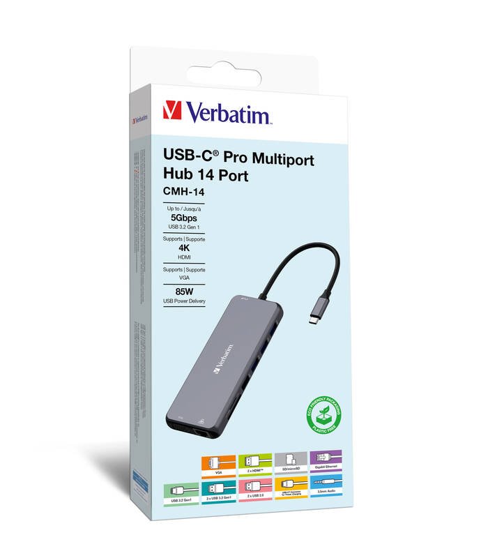 Verbatim USB-C Multiport Hub CMH 14