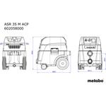 Viacúčelový vysávač METABO ASR 35 M ACP (602058000)
