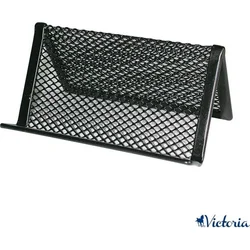 VICTORIA Drôtené puzdro na vizitky, čierne