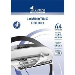 VICTORIA Laminovací fólie, lesklá, A4, 125 micron
