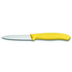 Victorinox Nůž kuchyňský žlutý 8cm vlnka