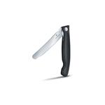 Victorinox Skládací svačinový nůž Swiss Classic, černý, rovné ostří