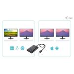 Video adaptér i-tec USB-C Dual 4K/60Hz (single 8K/30Hz) HDMI