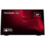 ViewSonic TD2465 / 24"/ dotykový/ VA / 16:9/ 1920x1080/ 7ms/ 250cd/m2/ DP/ HDMI/ VGA/ USB/ Repro