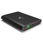 Viking notebooková power banka Smartech II Quick Charge 3.0 40000mAh, šedá