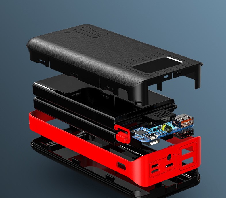 Viking power banka go20, 20000 mAh, černá