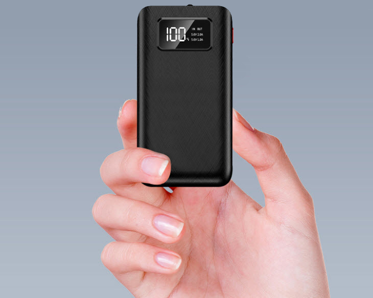 Viking power banka go30, 30000 mAh, černá
