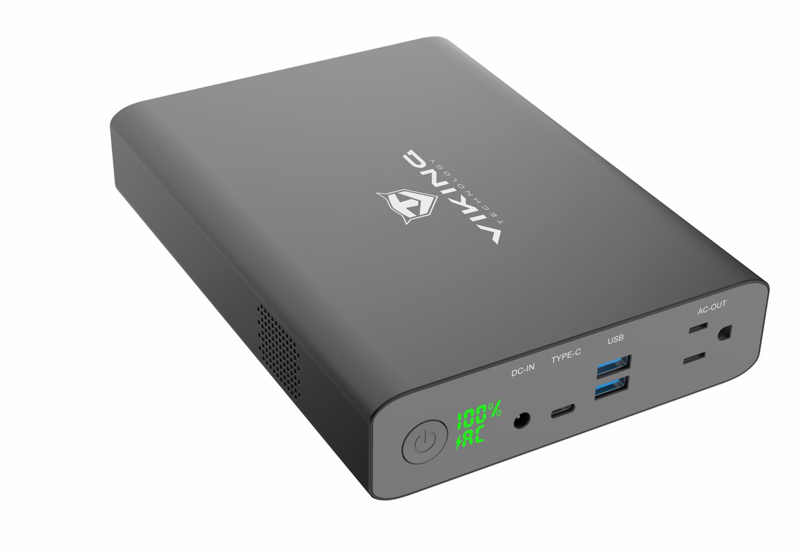 Viking power banka NF130W s výstupem 220 V, 64000 mAh, černá
