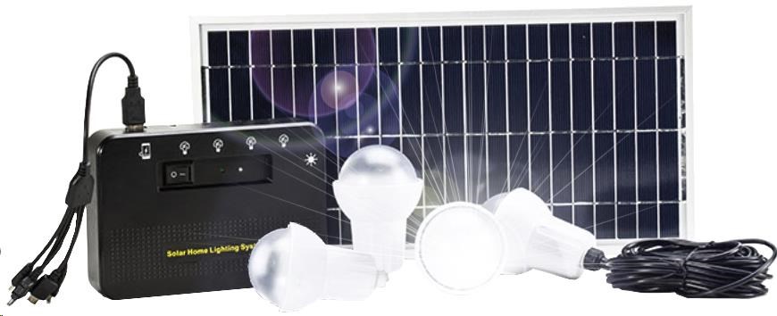 Viking solární sestava LED světel Home Solar Kit RE5204