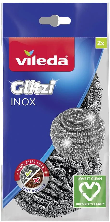 Vileda 101505 Drôtené glitre INOX 2 ks