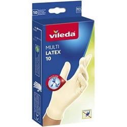 Vileda 170980 Natural Latex rukavice S/M 10 ks