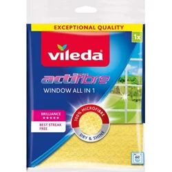 Vileda 171800 Čisticí hadřík na okna Actifibre, 1 ks