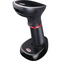Virtuos CCD 2D čtečka Virtuos HW-855A, bezdrátová, základna, USB, černá