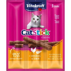 Vitakraft Cat Stick Clasic Poultry + Liver 3x6g