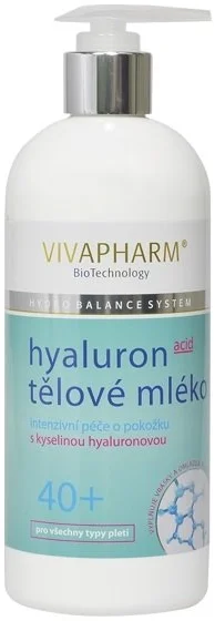 Vivapharm Hyalurónové telové mlieko 400ml