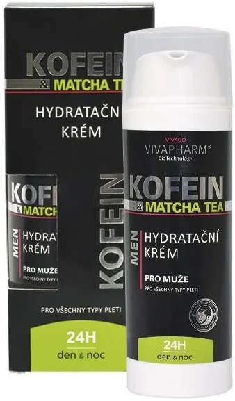 Vivapharm Kofeín a Matcha Tea hydratačný krém pre mužov 50ml