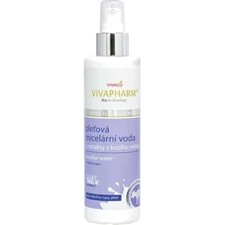 Vivapharm Micelárna voda na tvár s výťažkami z kozieho mlieka 200ml
