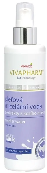 Vivapharm Pleťová micelární voda s extrakty z kozího mléka 200ml