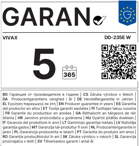 VIVAX DD-235E W