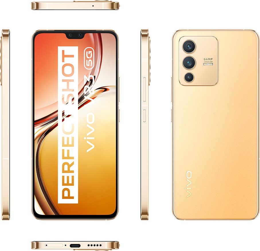 Vivo V23 5G zlatá