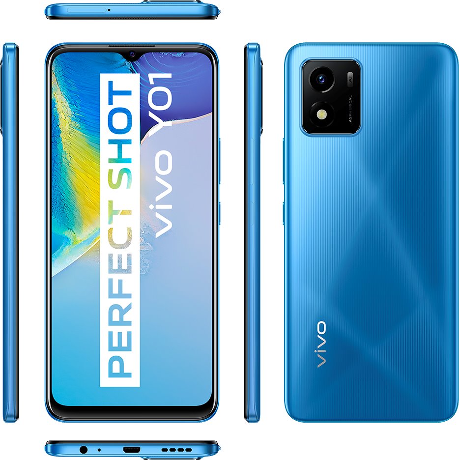 Vivo Y01 modrý